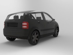 audi a2 Modèle 3D