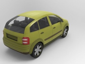 audi a2 Modèle 3D