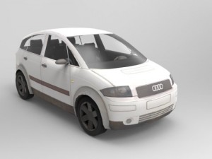 audi a2 Modèle 3D