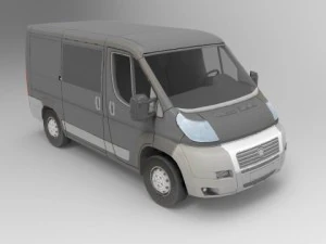 furgoneta Modelo 3D