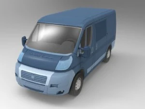 furgoneta Modelo 3D