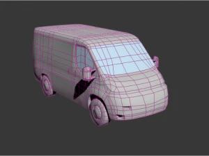 furgoneta Modelo 3D