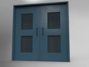 door blue 3D Model