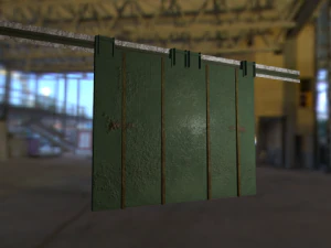 Garagen-Doppelt&uuml;r 3D Modell