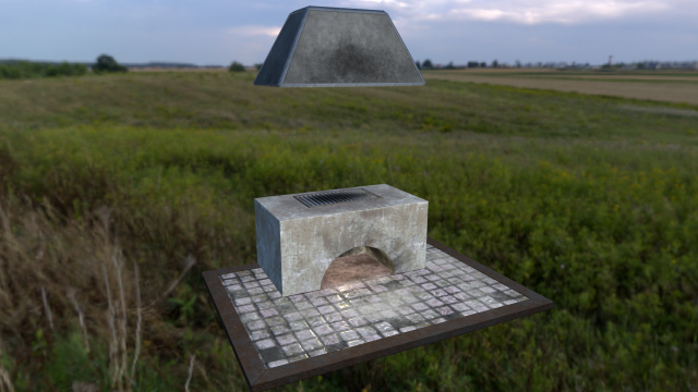 stone oven Modelo 3D .c4d .max .obj .3ds .fbx .stl .blend 
