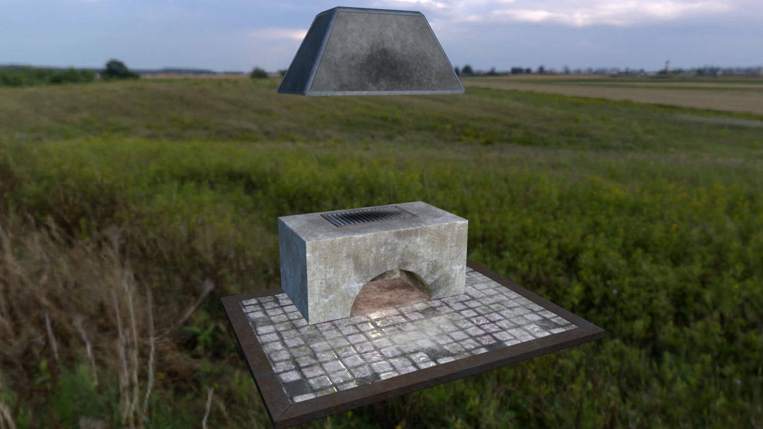 stone oven 3D Model .c4d .max .obj .3ds .fbx .stl .blend 