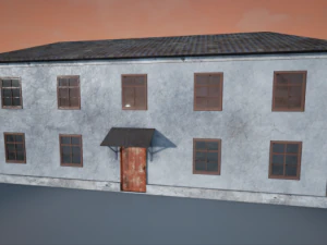 Russische Hauskaserne 3D Modell