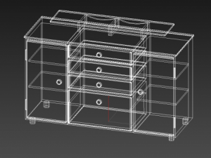 cabinet Model 3D