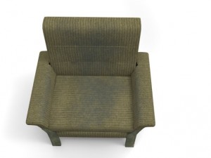 green armchair 3D Model
