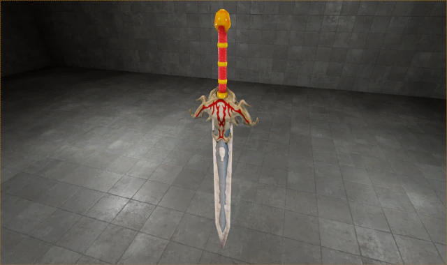 Schwert 01 3D Modell .c4d .max .obj .3ds .fbx .stl .blend 