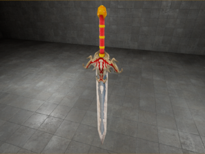 sword 01 Modèle 3D