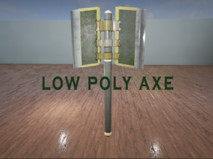 axe 02 Modèle 3D