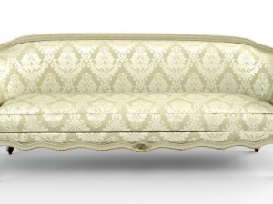 sofa and armchair in the style of provence 3D 모델