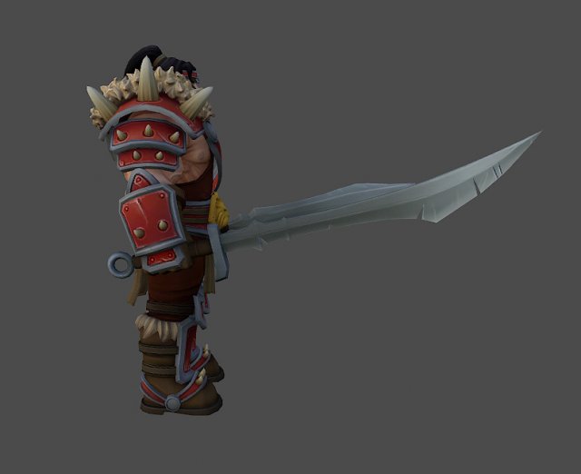 gladiator Model 3D .c4d .max .obj .3ds .fbx .stl .blend 