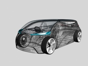 concept electric 3D Modell