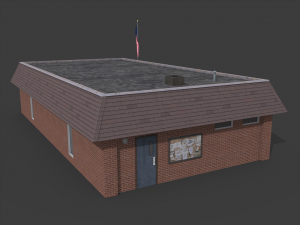 post office 3D Модель