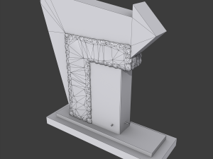 motel sign Modello 3D