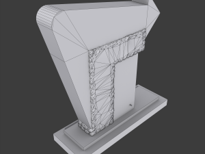 motel sign Modello 3D