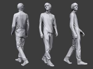lowpoly people casual pack vol 2 3D 모델