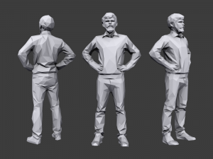 lowpoly people casual pack vol 2 3D 모델