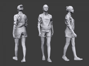 lowpoly people casual pack vol 2 3D 모델