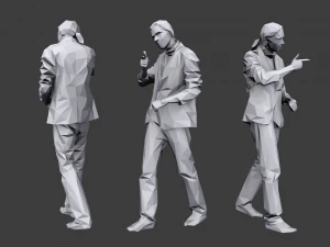 lowpoly people casual pack vol 2 3D Model