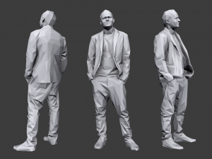 lowpoly people casual pack vol 3 3Dモデル
