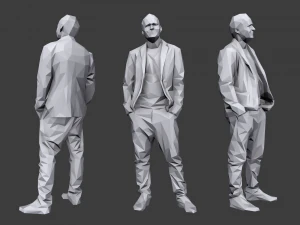 lowpoly people casual pack vol 3 3D Model
