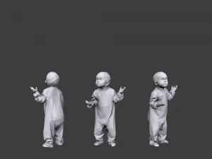lowpoly people casual pack vol 3 3D Model