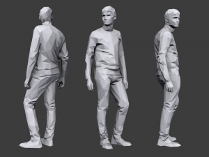 lowpoly people casual pack vol 4 Modelo 3D