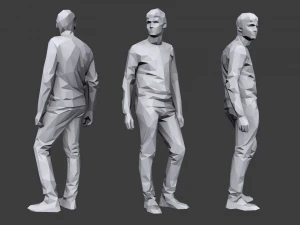 lowpoly people casual pack vol 4 3D Model