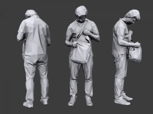 lowpoly people casual pack vol 4 Modelo 3D