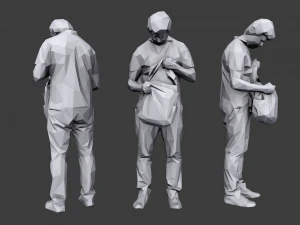 lowpoly people casual pack vol 4 3D Model