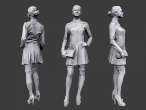 lowpoly people casual pack vol 4 Modelo 3D