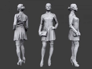 lowpoly people casual pack vol 4 3D Model