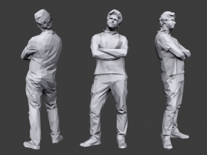 lowpoly people casual pack vol 4 Modelo 3D