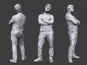 lowpoly people casual pack vol 4 3D Model