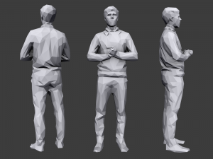 lowpoly people casual pack vol 4 Modelo 3D
