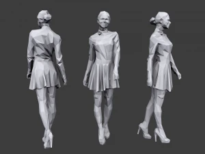 lowpoly people casual pack vol 4 3D Model