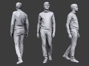 lowpoly people casual pack vol 4 Modelo 3D