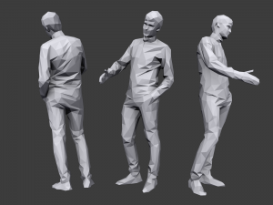 lowpoly people casual pack vol 5 3D Модель