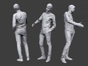 lowpoly people casual pack vol 5 3D Model