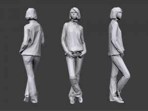 lowpoly people casual pack vol 5 3D Модель
