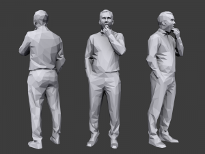 lowpoly people casual pack vol 5 3D Модель