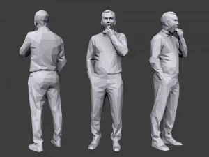 lowpoly people casual pack vol 5 3D Model