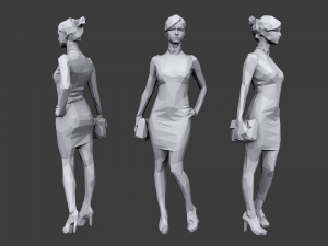 lowpoly people casual pack vol 5 3D Модель