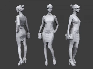 lowpoly people casual pack vol 5 3D Model