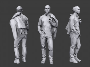 lowpoly people casual pack vol 5 3D Модель