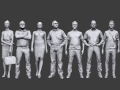 lowpoly people casual pack vol 6 Modelo 3D