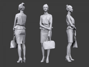 lowpoly people casual pack vol 6 3D Модель